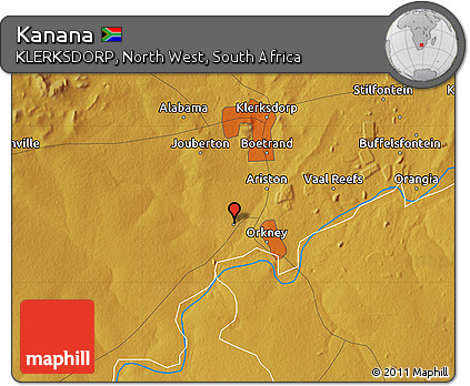 Physical Map of Kanana