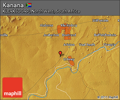 Physical Map of Kanana