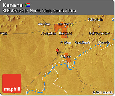 Physical Map of Kanana
