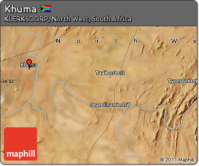 Satellite Map of Khuma