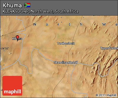 Satellite Map of Khuma