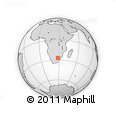Outline Map of Sasol Infrachem, rectangular outline