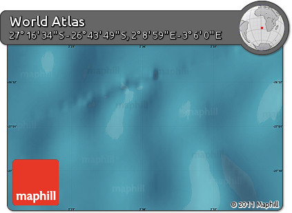 Satellite Map of the Area around 27° 0' 12" S, 2° 37' 30" E