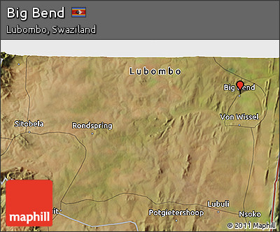 Satellite 3D Map of Big Bend