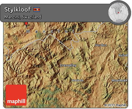 Satellite Map of Stylkloof