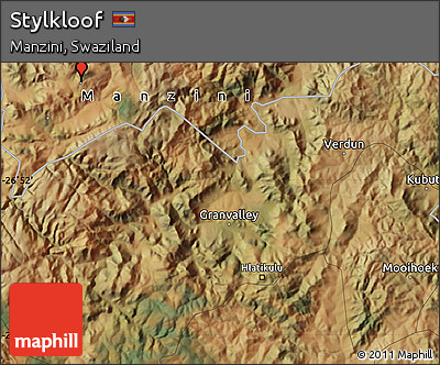 Satellite Map of Stylkloof
