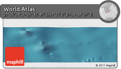 Satellite Panoramic Map of the Area around 27° 0' 12" S, 38° 19' 30" E