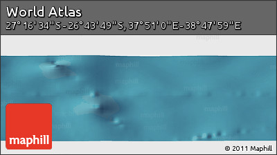 Satellite Panoramic Map of the Area around 27° 0' 12" S, 38° 19' 30" E
