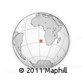 Outline Map of the Area around 27° 0' 12" S, 4° 19' 30" E, rectangular outline