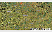 Satellite 3D Map of the area around 27° 0' 12" S, 50° 55' 29" W