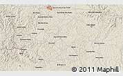 Shaded Relief 3D Map of the area around 27° 0' 12" S, 50° 55' 29" W