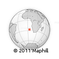 Outline Map of the Area around 27° 0' 12" S, 5° 10' 30" E, rectangular outline