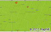 Physical Map of the area around 27° 0' 12" S, 60° 16' 29" W