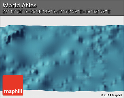 Satellite 3D Map of the Area around 27° 0' 12" S, 68° 4' 29" E