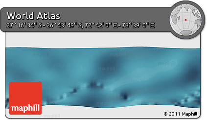 Satellite Panoramic Map of the Area around 27° 0' 12" S, 73° 10' 30" E