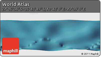 Satellite Panoramic Map of the Area around 27° 0' 12" S, 73° 10' 30" E