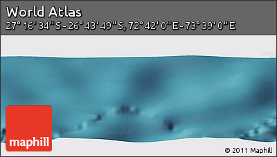 Satellite Panoramic Map of the Area around 27° 0' 12" S, 73° 10' 30" E
