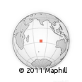 Outline Map of the Area around 27° 0' 12" S, 76° 34' 29" E, rectangular outline