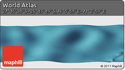 Satellite Panoramic Map of the Area around 27° 0' 12" S, 76° 34' 29" E