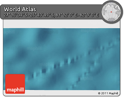 Satellite 3D Map of the Area around 27° 0' 12" S, 81° 40' 30" E