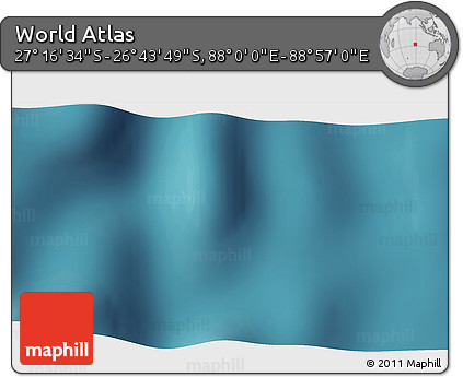 Satellite 3D Map of the Area around 27° 0' 12" S, 88° 28' 29" E