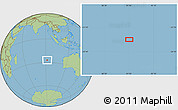 Savanna Style Location Map of the area around 27° 0' 12" S, 91° 52' 30" E