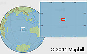 Savanna Style Location Map of the area around 27° 0' 12" S, 93° 34' 29" E
