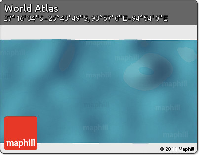 Satellite 3D Map of the Area around 27° 0' 12" S, 94° 25' 30" E