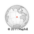 Outline Map of the Area around 27° 0' 12" S, 96° 7' 30" E, rectangular outline