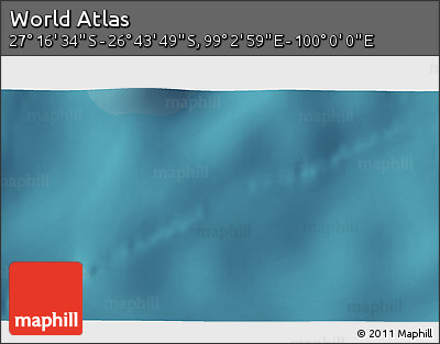 Satellite 3D Map of the Area around 27° 0' 12" S, 99° 31' 30" E