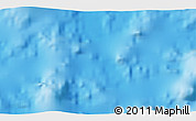 Shaded Relief 3D Map of the area around 27° 29' 28" S, 106° 10' 30" W