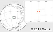 Blank Location Map of the area around 27° 29' 28" S, 106° 10' 30" W