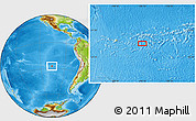 Physical Location Map of the area around 27° 29' 28" S, 106° 10' 30" W