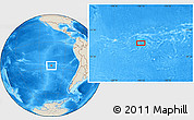 Shaded Relief Location Map of the area around 27° 29' 28" S, 106° 10' 30" W