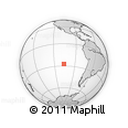 Outline Map of the Area around 27° 29' 28" S, 106° 10' 30" W, rectangular outline