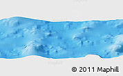 Physical Panoramic Map of the area around 27° 29' 28" S, 106° 10' 30" W
