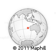 Outline Map of the Area around 27° 29' 28" S, 107° 10' 30" E, rectangular outline