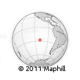 Outline Map of the Area around 27° 29' 28" S, 108° 43' 29" W, rectangular outline