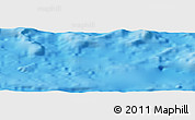 Physical Panoramic Map of the area around 27° 29' 28" S, 108° 43' 29" W