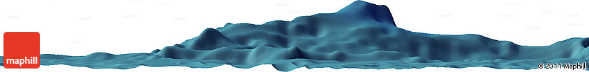 Satellite Horizon Map of the Area around 27° 29' 28" S, 109° 34' 29" W