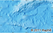 Shaded Relief Map of the area around 27° 29' 28" S, 109° 34' 29" W