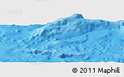 Political Panoramic Map of the area around 27° 29' 28" S, 109° 34' 29" W