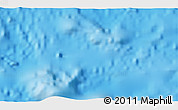Physical 3D Map of the area around 27° 29' 28" S, 110° 25' 30" W