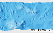 Political 3D Map of the area around 27° 29' 28" S, 110° 25' 30" W