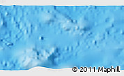 Shaded Relief 3D Map of the area around 27° 29' 28" S, 110° 25' 30" W