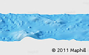 Physical Panoramic Map of the area around 27° 29' 28" S, 110° 25' 30" W