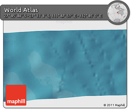 Satellite 3D Map of the Area around 27° 29' 28" S, 112° 16' 30" E