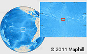Shaded Relief Location Map of the area around 27° 29' 28" S, 112° 7' 30" W