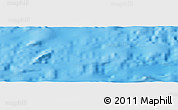 Shaded Relief Panoramic Map of the area around 27° 29' 28" S, 112° 7' 30" W
