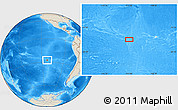 Shaded Relief Location Map of the area around 27° 29' 28" S, 112° 58' 29" W